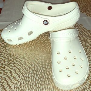 White Adult Crocs